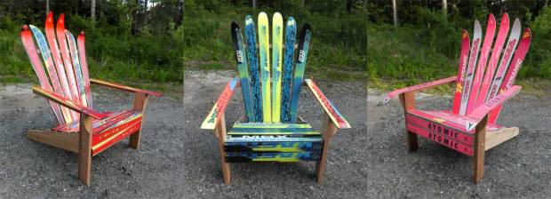 DIY Adirondack Ski Chairs
