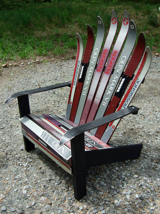 how to build a hockey stick chair